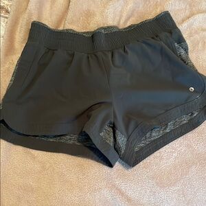 Xersion grey Athletic Shorts Moisture-Wicking Elastic Waist